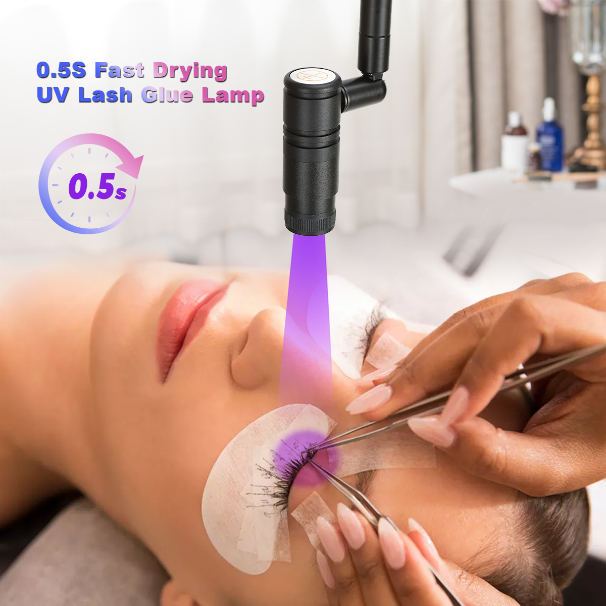 UV eyelash extension lamp graf - огляд і ціна Eyelash Extension Uv