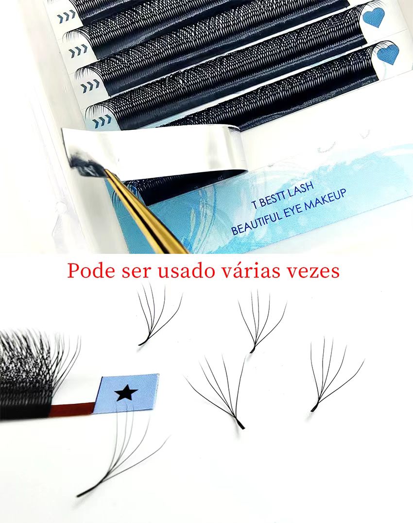 Tbestt 6DW Shape Lashes YY Eye - огляд і ціна Eyelash Extension Yelix