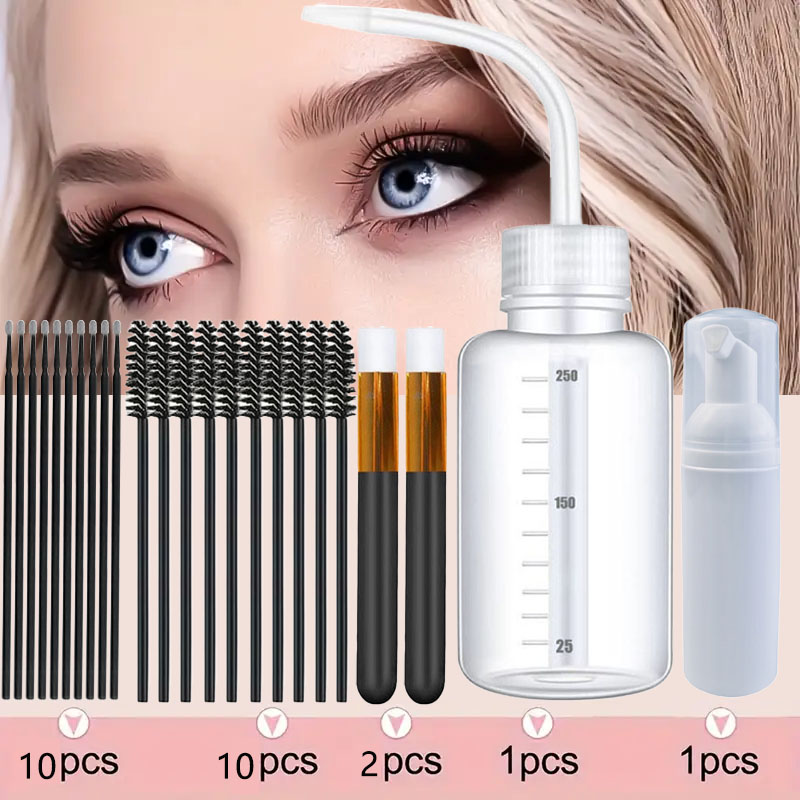 23&24Pcs Eyelash Extension Cle - огляд і ціна Eyelash Extension Wash Kit