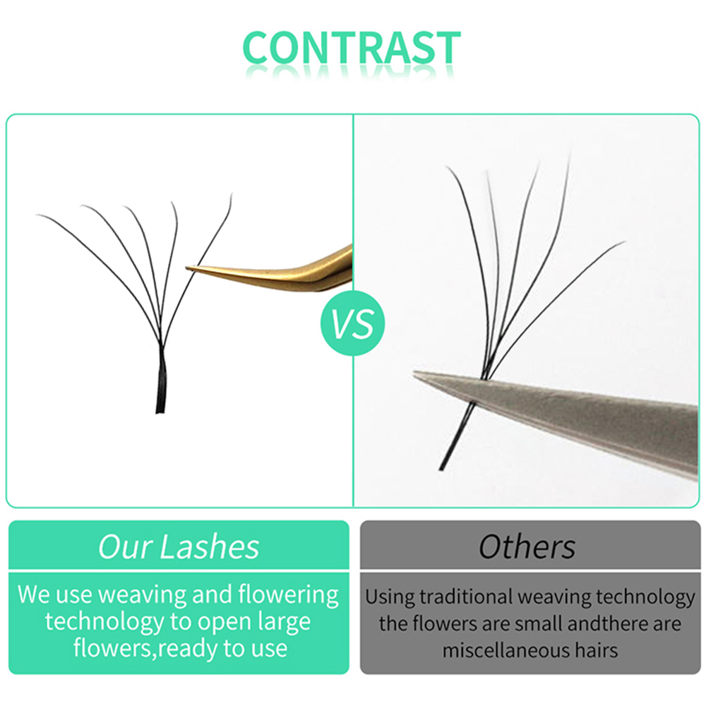 LAKANAKU W Shape Bloom 3D 4D 5 - огляд і ціна Eyelash Extension Y Shape