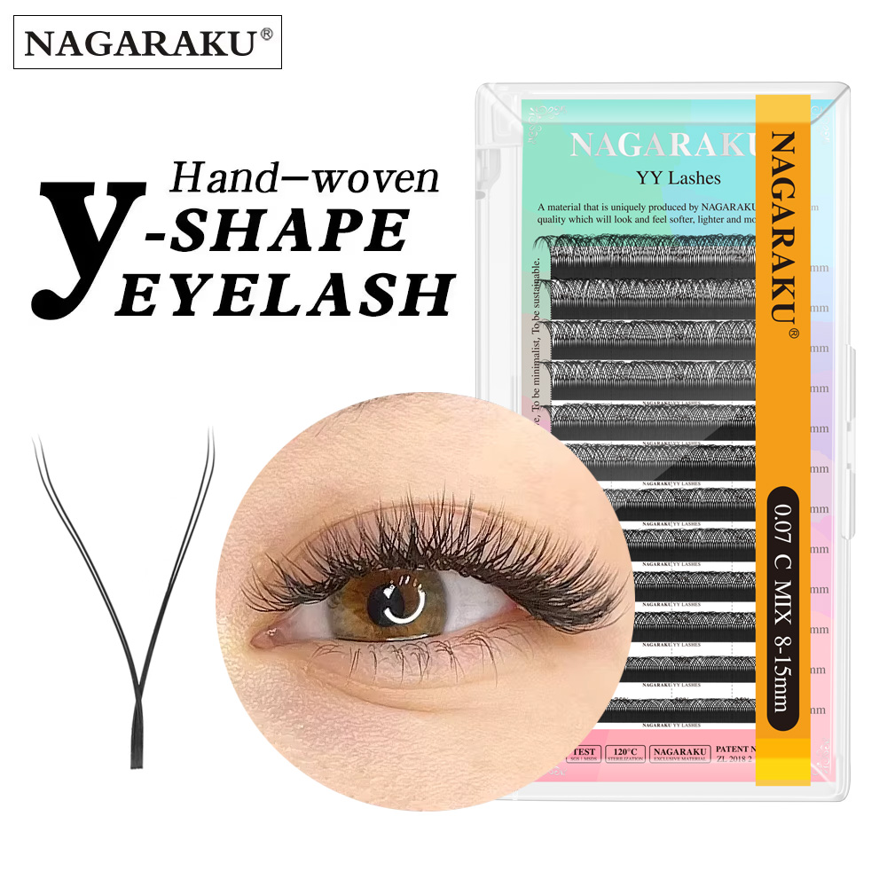 NAGARAKU YY Shape Hand Woven P - огляд і ціна Eyelash Extension Yelix
