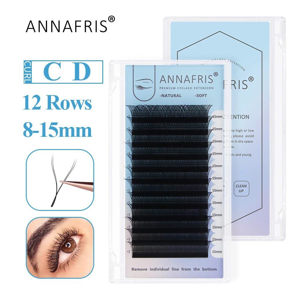 ANNAFRIS YY Shape Eyelash Exte - огляд і ціна Eyelash Extension Yelix