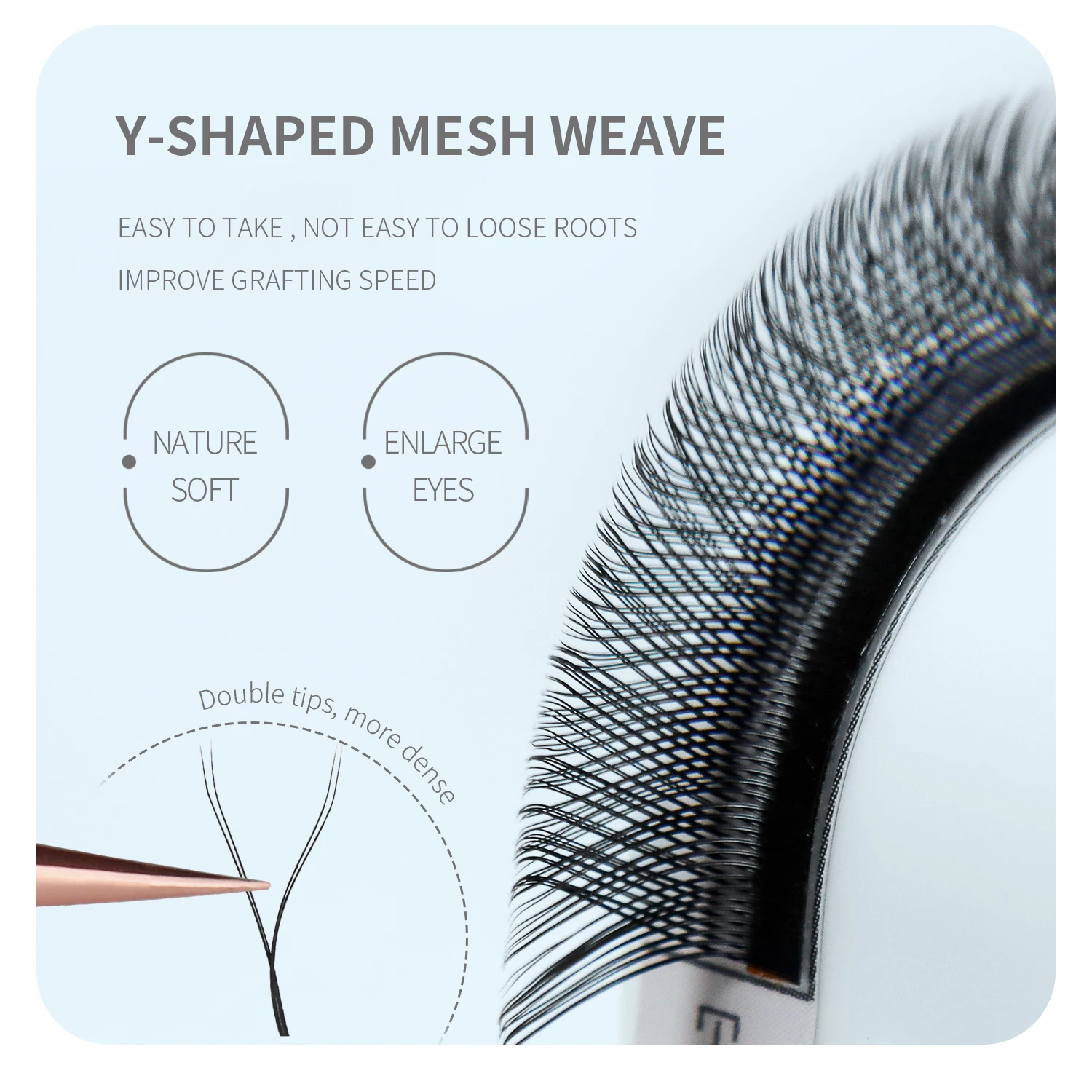 ANNAFRIS YY Shape Eyelash Exte - огляд і ціна Eyelash Extension Yelix