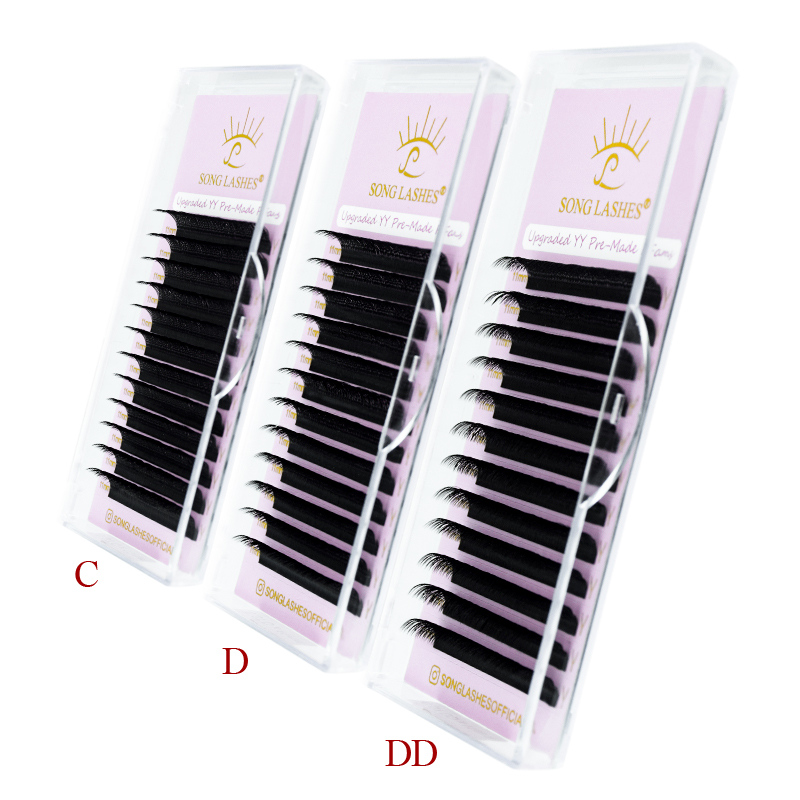 SONG LASHES New Premade Fans Y - огляд і ціна Eyelash Extension Yelix