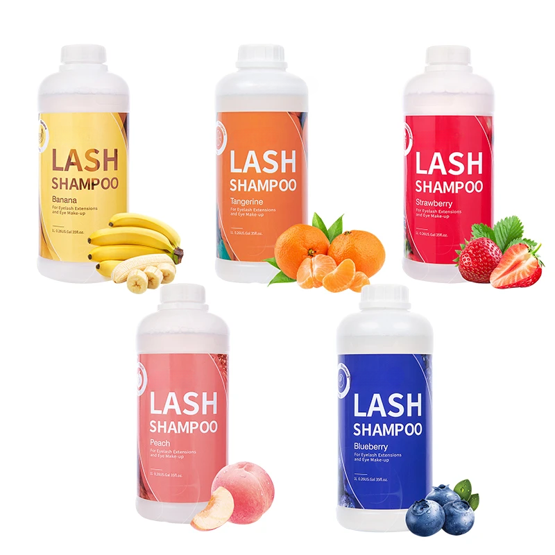 1L Eyelash Cleanser Foam Lash  - огляд і ціна Eyelash Extension Wash Kit