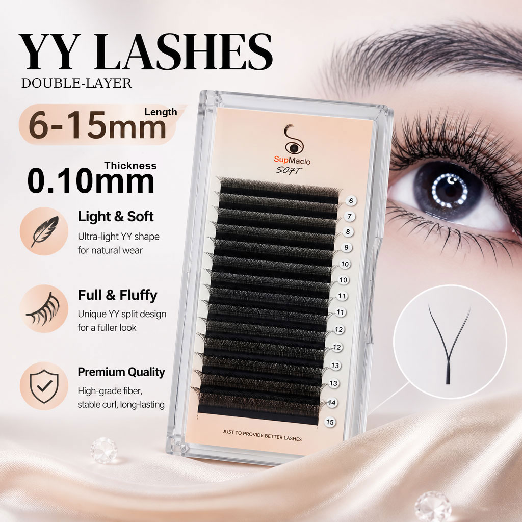 Supmacio 0.10 mm YY Lash Y Sha - огляд і ціна Eyelash Extension Y Shape