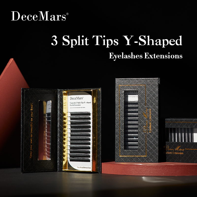 DeceMars 3 Split Tips Y-Shaped - огляд і ціна Eyelash Extension Y Shape
