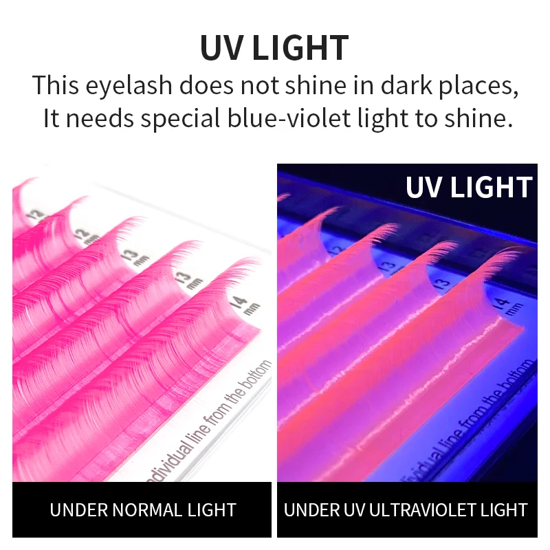 NATUHANAFashion UV Color Eyela - огляд і ціна Eyelash Extension Uv