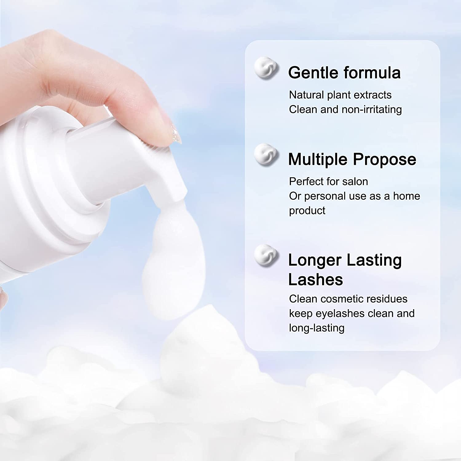 50ML Lanthome Pro Eyelash Exte - огляд і ціна Eyelash Extension Wash Kit