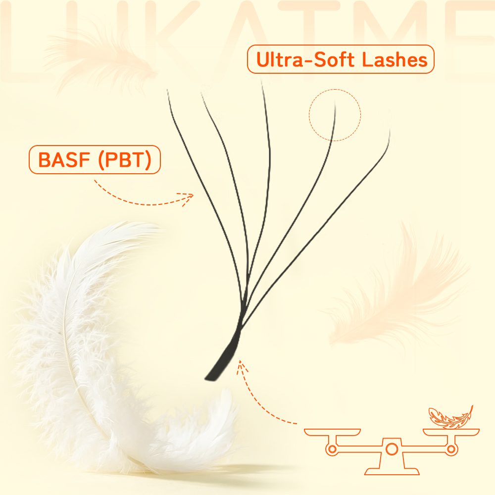LUKATME W 3D 4D 5D 6D 7D Eyela - огляд і ціна Eyelash Extension Yelix