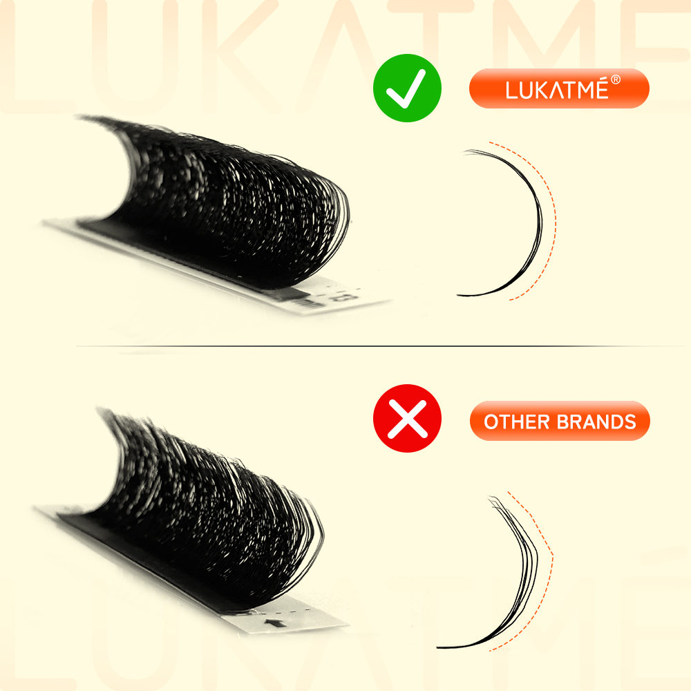 LUKATME W 3D 4D 5D 6D 7D Eyela - огляд і ціна Eyelash Extension Yelix