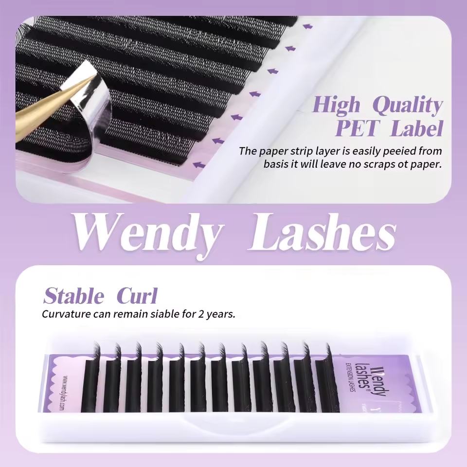 WENDY 2D YY Shape C/D Curl Eya - огляд і ціна Eyelash Extension Y Shape