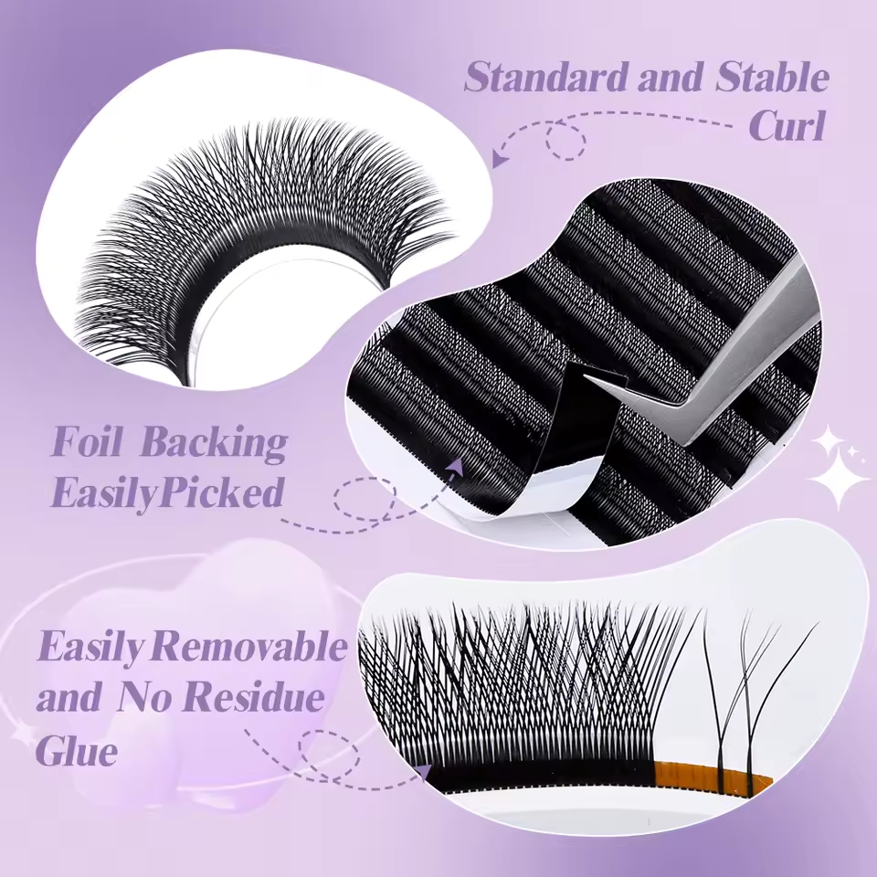 WENDY 2D YY Shape C/D Curl Eya - огляд і ціна Eyelash Extension Y Shape