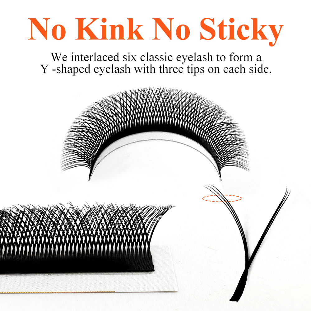 LAKANAKU Y Lashes Extensions C - огляд і ціна Eyelash Extension Y Shape