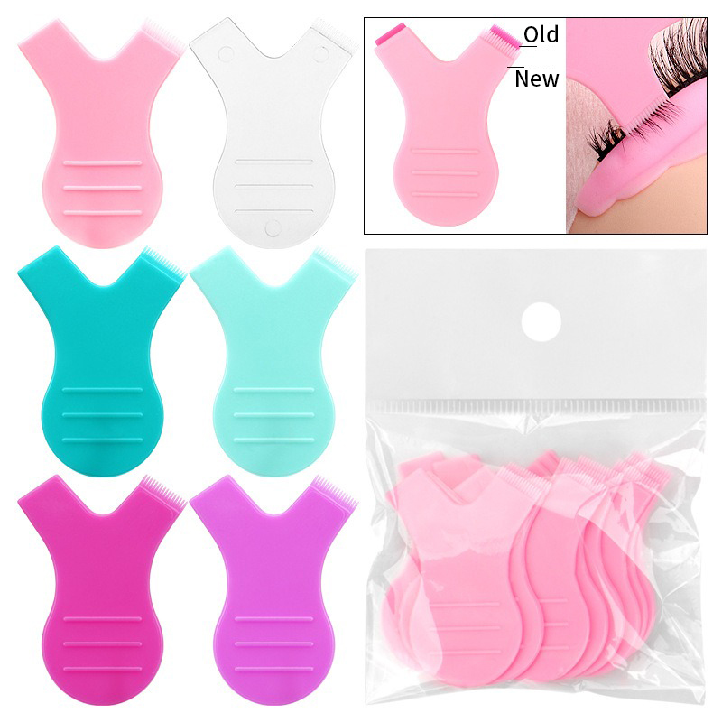 10pcs Makeup Eyelash Brushes R - огляд і ціна Eyelash Extension Y Shape