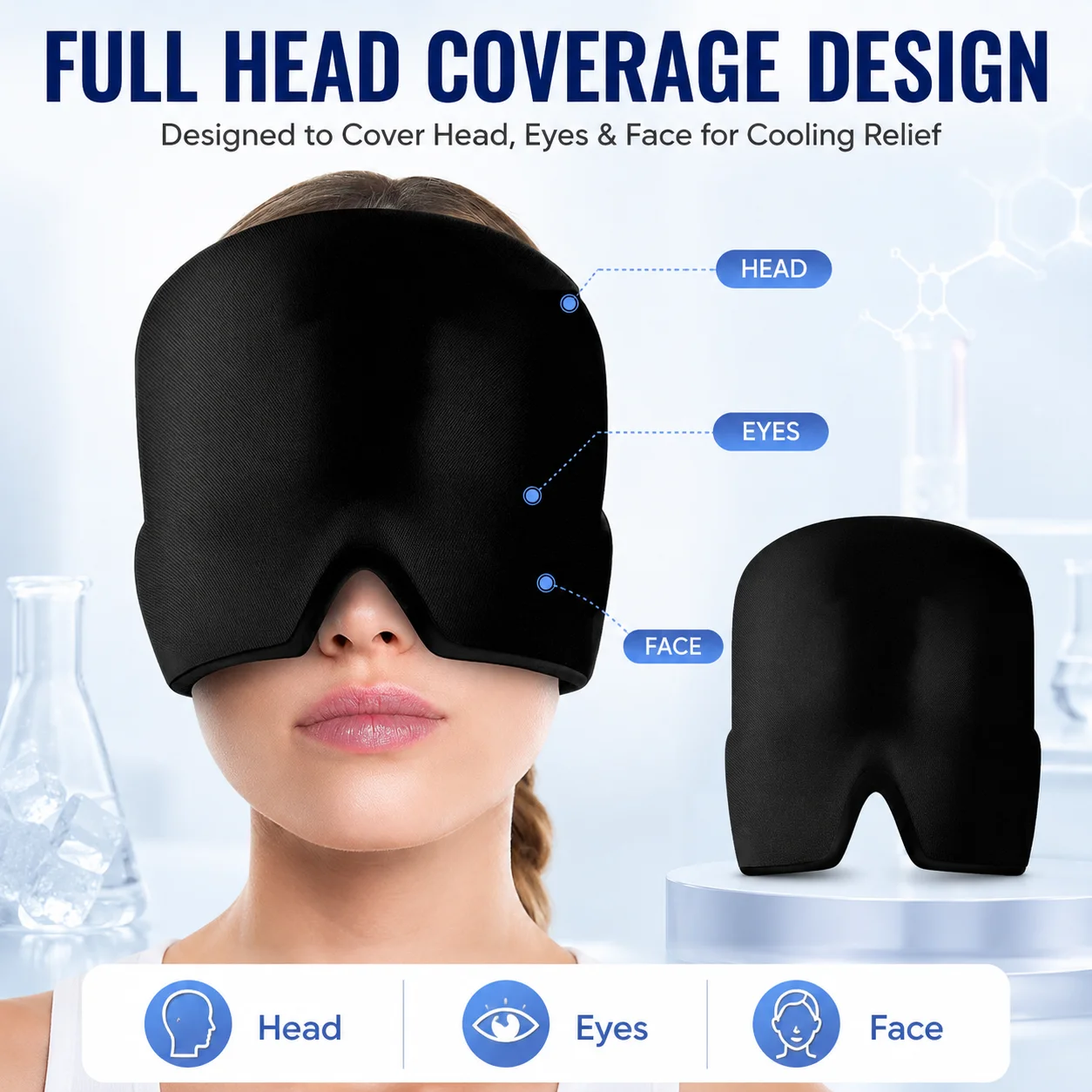 Migraine Relief Ice Head Wrap  - огляд і ціна Under Eye Gel