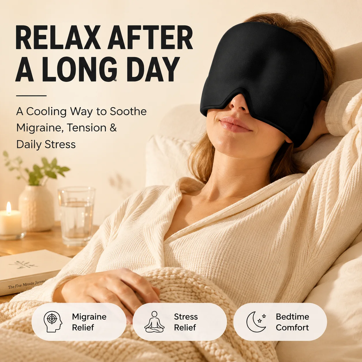 Migraine Relief Ice Head Wrap  - огляд і ціна Under Eye Gel