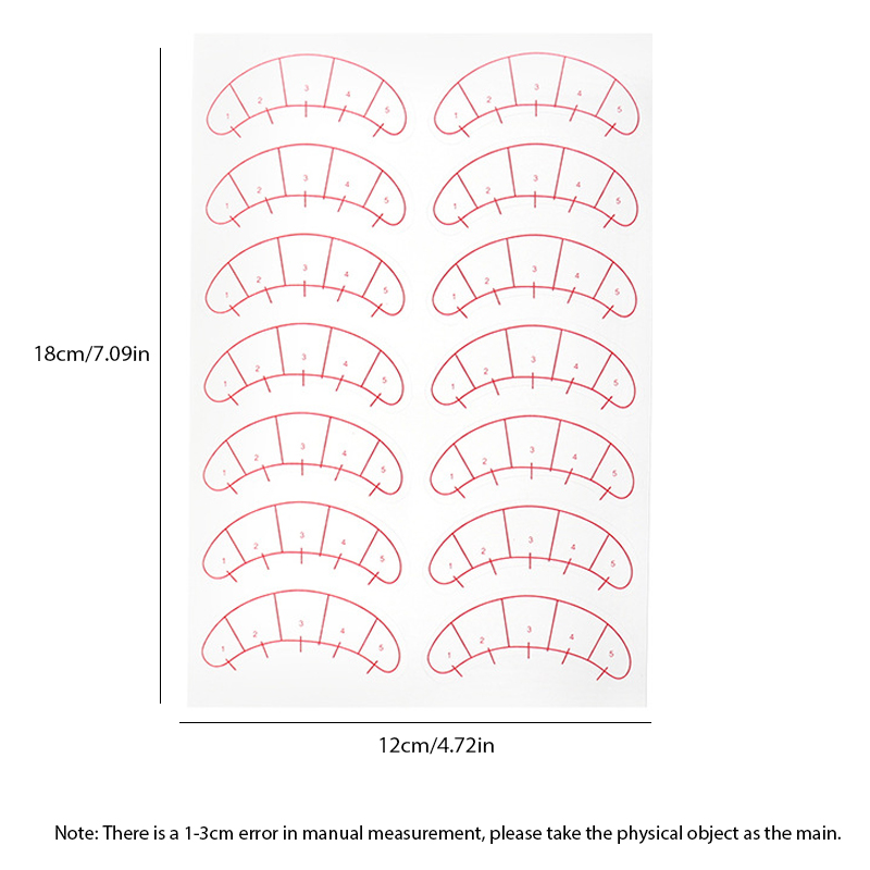 70/140 Pairs Lash Mapping Stic - огляд і ціна Lash Mapping Sticker