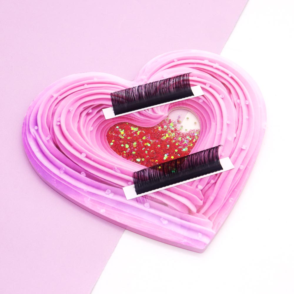3D Heart-shaped Bling Dynamic  - огляд і ціна Lash Extension Tweezers