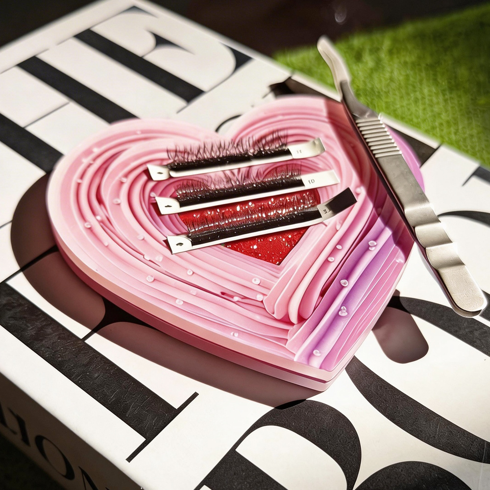 3D Heart-shaped Bling Dynamic  - огляд і ціна Lash Extension Tweezers