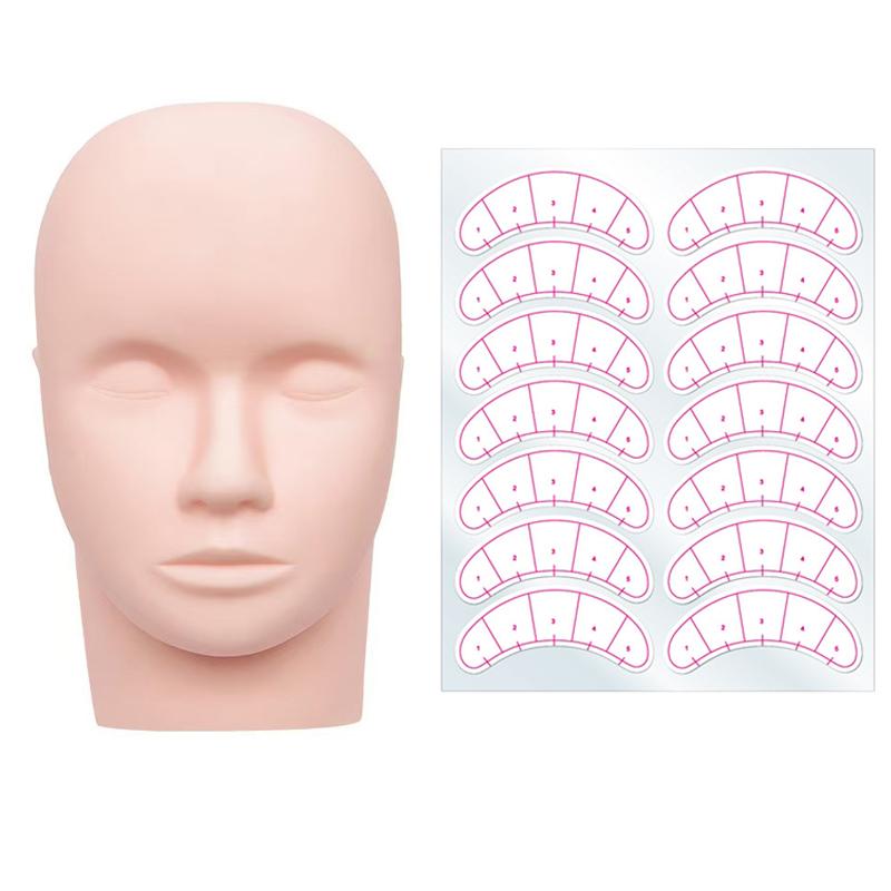 1pcs Training Head&10 sheet La - огляд і ціна Lash Mapping Sticker