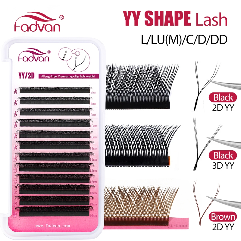 FADVAN YY/SYY Shape L/LU(M)/C/ - огляд і ціна Eyelash Extension Yelix