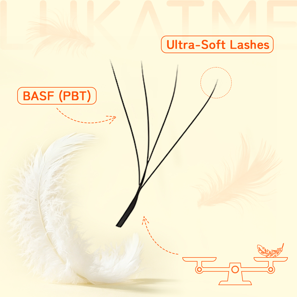 10PCS/SET LUKATME Premade Fans - огляд і ціна Eyelash Extension Y Shape