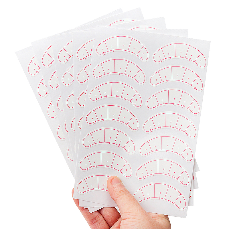 70 Pairs Eyelash Mapping Stick - огляд і ціна Lash Mapping Sticker