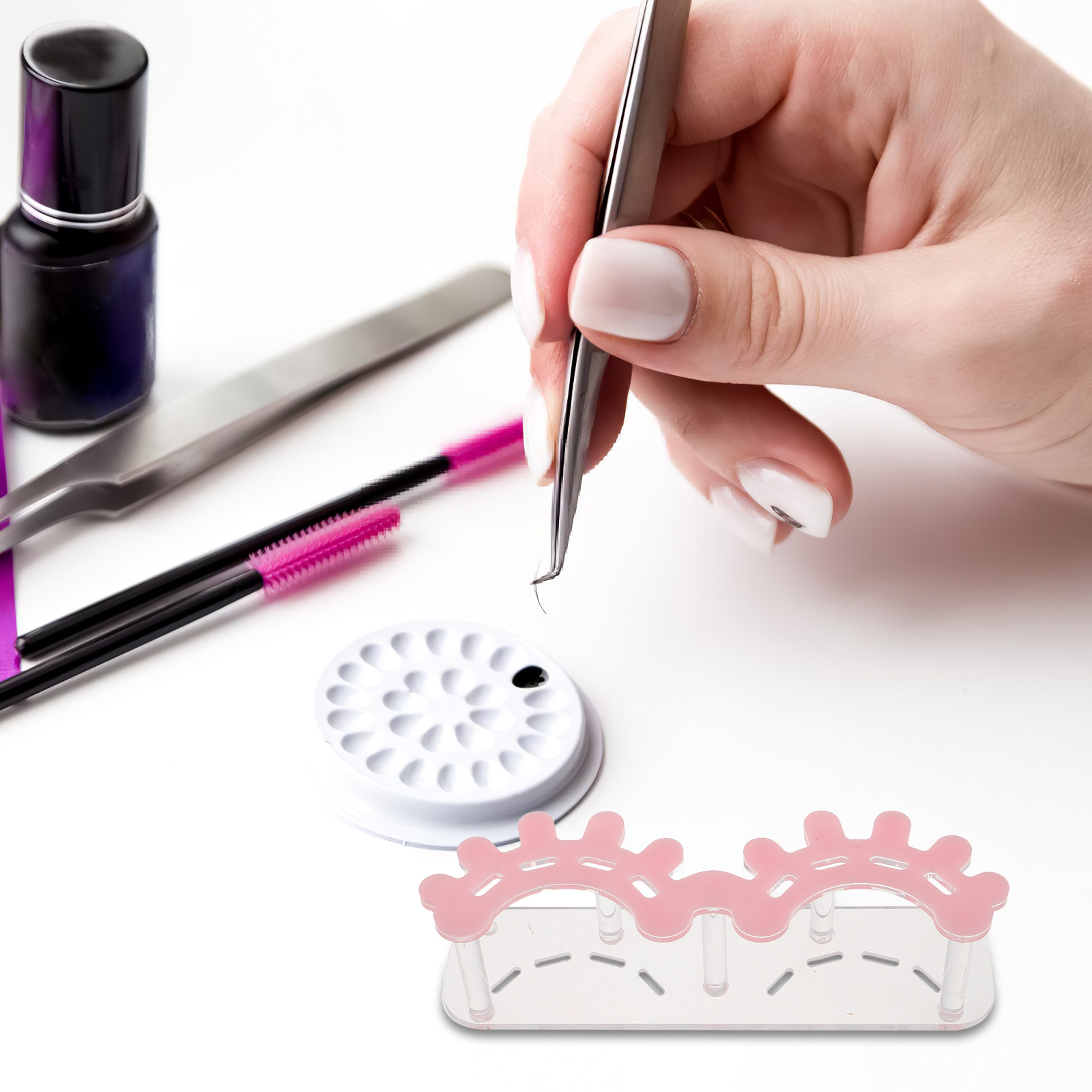 Acrylic Tweezer Display Stand  - огляд і ціна Eyelash Extension No 8