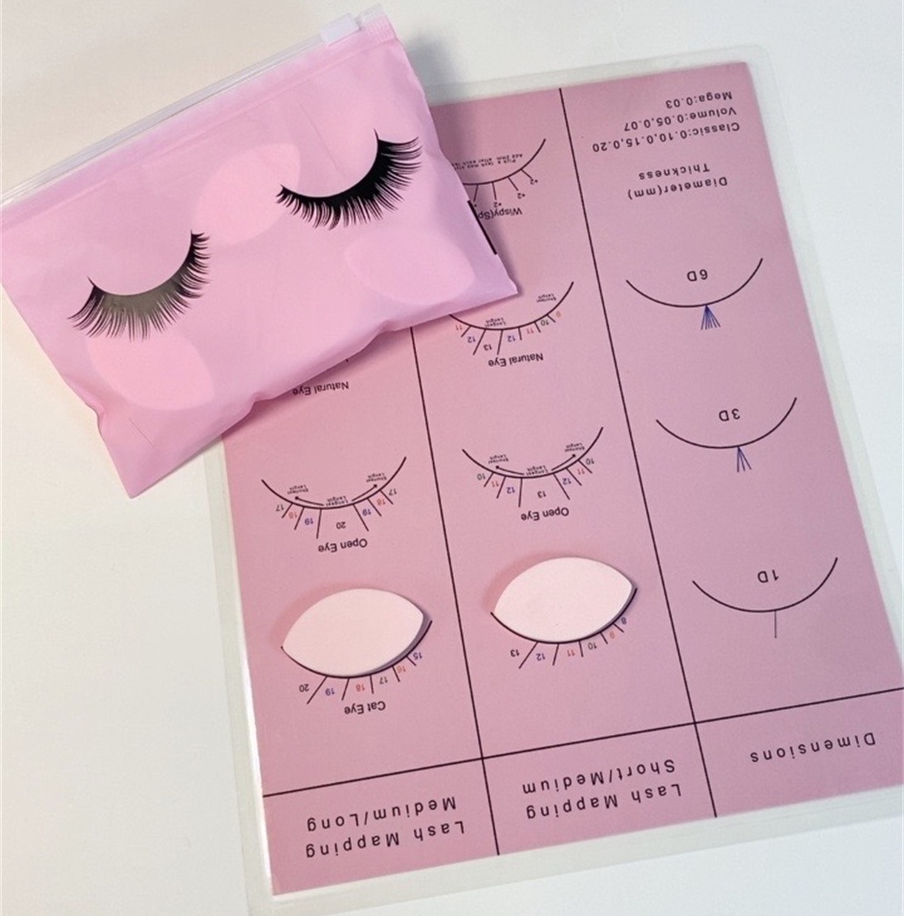 Beginner Lash Map Chart Wispy  - огляд і ціна Lash Mapping Sticker