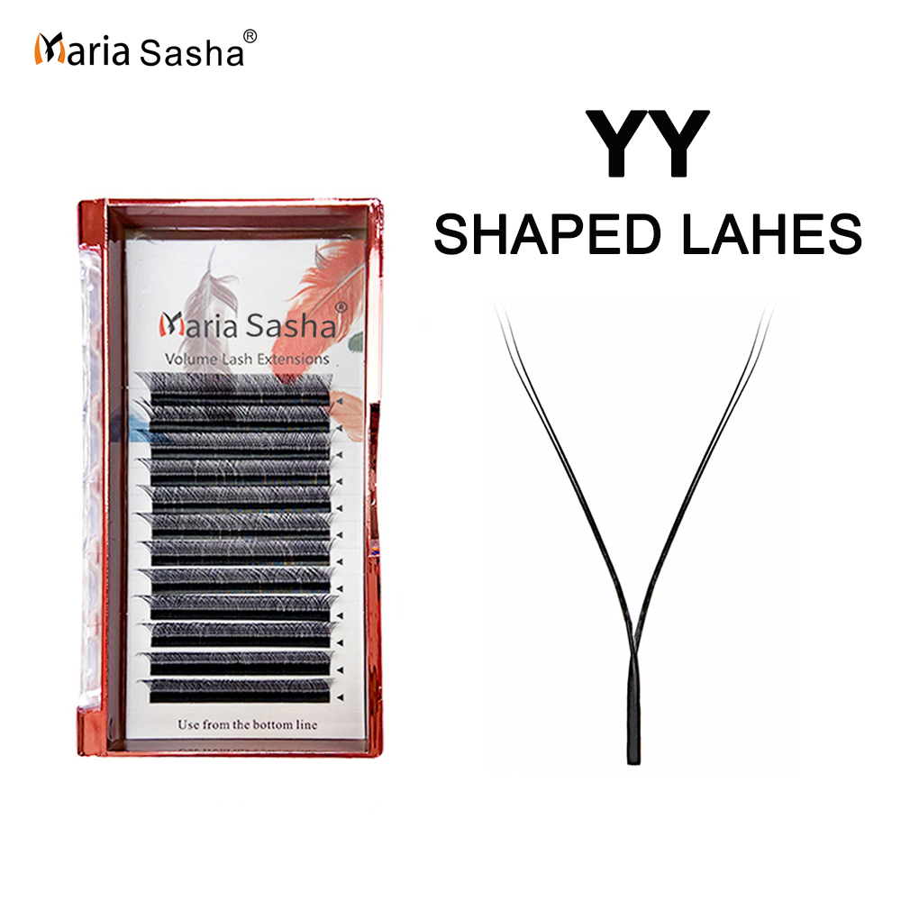 MARIA YY Shaped Eyelashes Clus - огляд і ціна Eyelash Extension Y Shape
