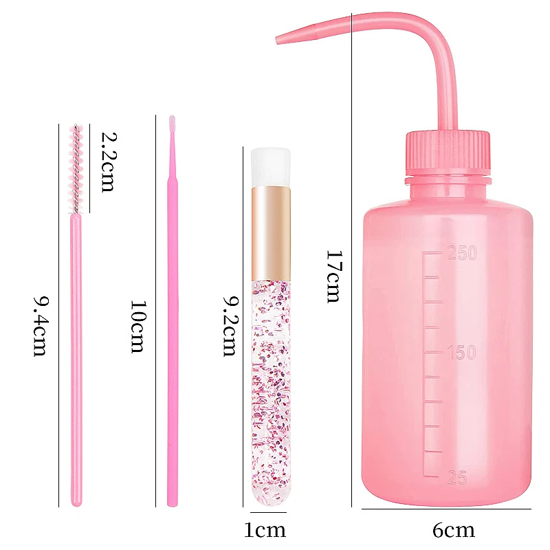 153pcs/Set Eyelash Extension S - огляд і ціна Eyelash Extension Wash Kit