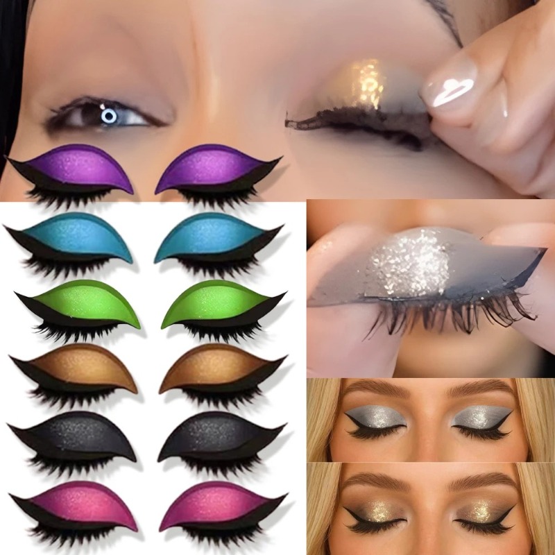 1/2 Pair Reusable Lazy Eye Sha - огляд і ціна Lash Mapping Sticker