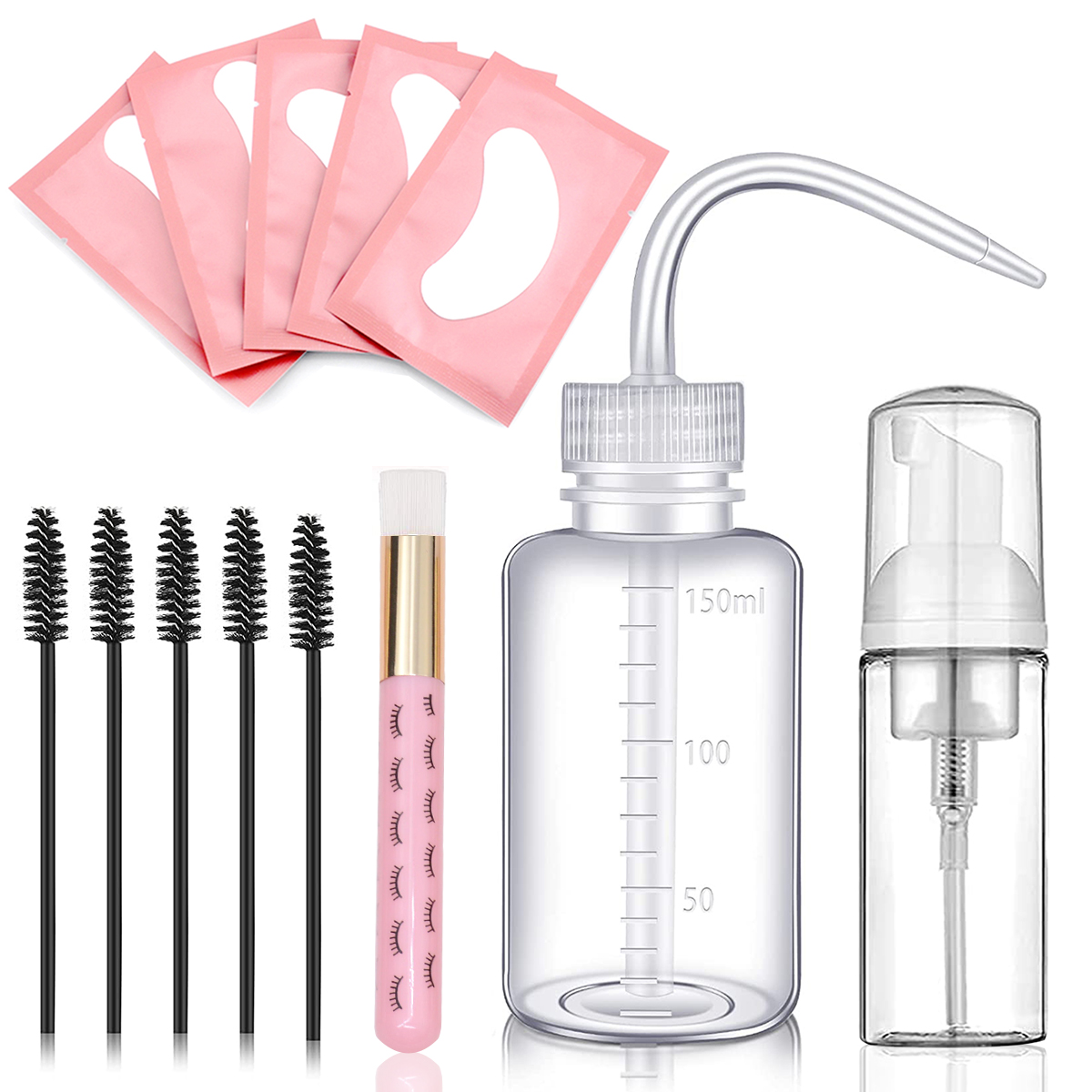 13Pcs Eyelash Extension Cleani - огляд і ціна Eyelash Extension Wash Kit