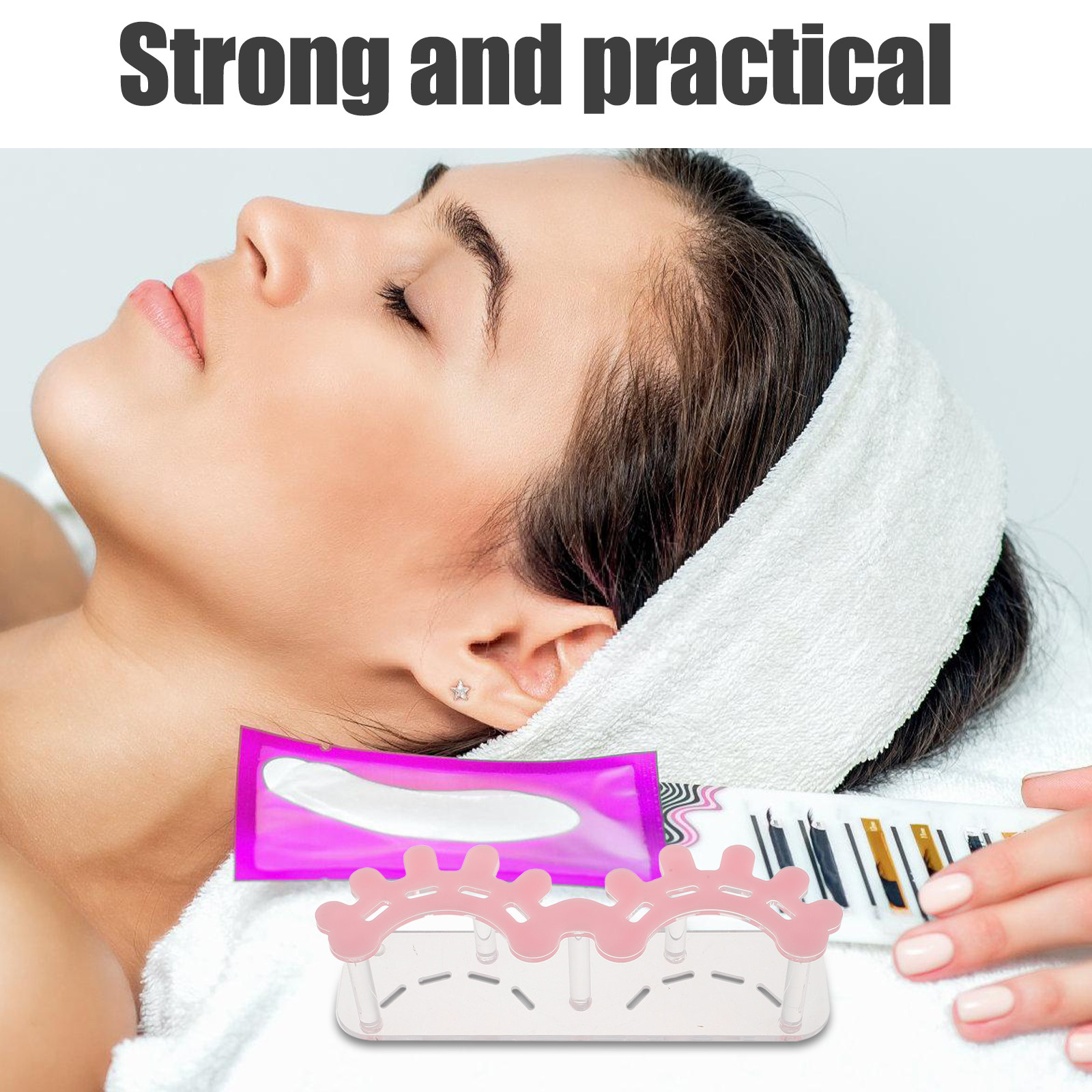 Acrylic Lash Tweezer Organizer - огляд і ціна Eyelash Extension No 8