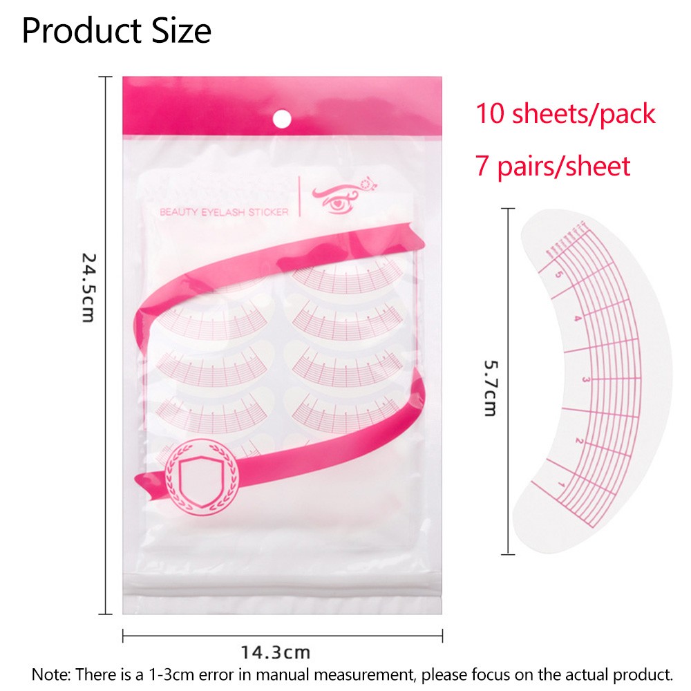 2/5 Packs Lash Mapping Sticker - огляд і ціна Lash Mapping Sticker