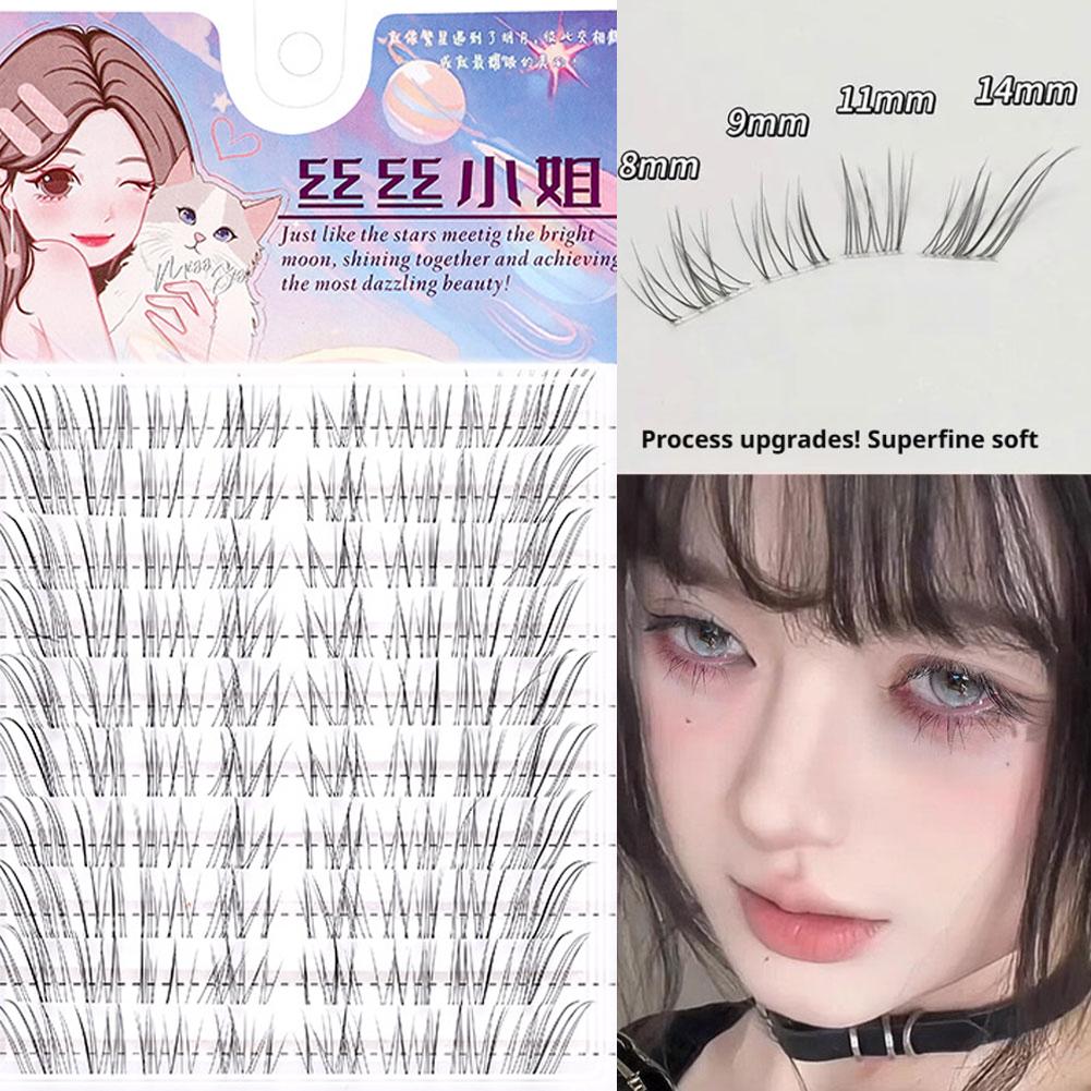 Sunflower Lashes Brown Manga F - огляд і ціна Eyelash Extension Douyin