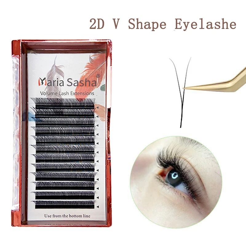 MARIA 2D Y Shape Eyelashes Han - огляд і ціна Eyelash Extension Y Shape