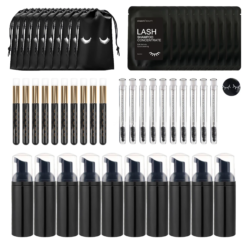 50/25Pcs Eyelash Extension Rem - огляд і ціна Eyelash Extension Wash Kit